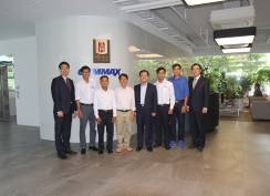 Commax Việt Nam chụp ảnh lưu niêm tại văn phòng Công ty Commax Hàn Quốc 15-05-2017